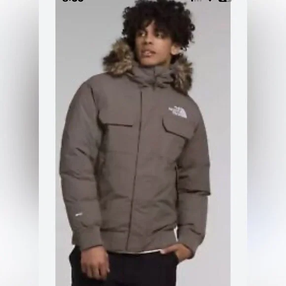 NWT The North Face Men's McMurdo Waterproof Bomber Jacket falcon brown small - Picture 3 of 14